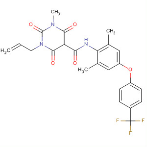 90300-36-0  5-Pyrimidinecarboxamide,N-[2,6-dimethyl-4-[4-(trifluoromethyl)phenoxy]phenyl]hexahydro-1-methyl-2,4,6-trioxo-3-(2-propenyl)-