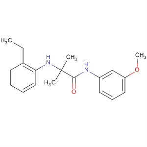 90304-70-4  Propanamide, 2-[(2-ethylphenyl)amino]-N-(3-methoxyphenyl)-2-methyl-