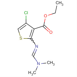 90312-13-3  3-Thiophenecarboxylic acid,4-chloro-2-[[(dimethylamino)methylene]amino]-, ethyl ester