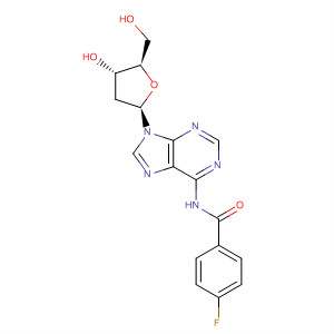 90335-44-7  Adenosine, 2'-deoxy-N-(4-fluorobenzoyl)-