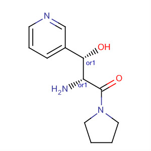 903375-24-6  Pyrrolidine, 1-[(2R,3S)-2-amino-3-hydroxy-1-oxo-3-(3-pyridinyl)propyl]-,rel-