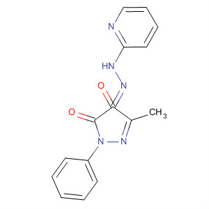 90352-80-0  1H-Pyrazole-4,5-dione, 3-methyl-1-phenyl-, 4-(2-pyridinylhydrazone)