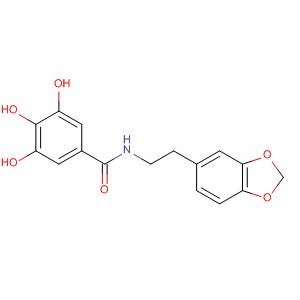 903527-15-1  Benzamide, N-[2-(1,3-benzodioxol-5-yl)ethyl]-3,4,5-trihydroxy-