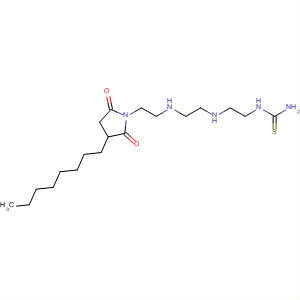 90375-85-2  Thiourea,[2-[[2-[[2-(3-octyl-2,5-dioxo-1-pyrrolidinyl)ethyl]amino]ethyl]amino]ethyl]-