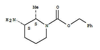 912451-60-6  1-Piperidinecarboxylicacid, 3-amino-2-methyl-, phenylmethyl ester, (2R,3R)-rel-