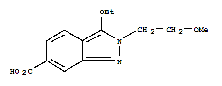 919106-94-8  2H-Indazole-6-carboxylicacid, 3-ethoxy-2-(2-methoxyethyl)- 919106-94-8  2H-Indazole-6-carboxylicacid, 3-ethoxy-2-(2-methoxyethyl)-