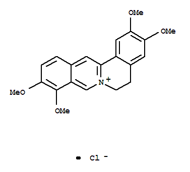 947153-64-2  Dibenzo[a,g]quinolizinium,5,6-dihydro-2,3,9,10-tetramethoxy-, chloride (1:1)