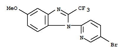 951238-11-2  1H-Benzimidazole,1-(5-bromo-2-pyridinyl)-5-methoxy-2-(trifluoromethyl)-