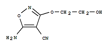 99420-70-9  4-Isoxazolecarbonitrile,5-amino-3-(2-hydroxyethoxy)-