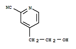 99584-77-7  2-Pyridinecarbonitrile,4-(2-hydroxyethyl)-