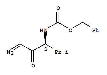 90105-46-7  Carbamic acid,N-[(1S)-3-diazo-1-(1-methylethyl)-2-oxopropyl]-, phenylmethyl ester