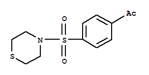 902137-95-5  Ethanone,1-[4-(4-thiomorpholinylsulfonyl)phenyl]-