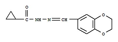 903245-11-4  Cyclopropanecarboxylicacid, 2-[(2,3-dihydro-1,4-benzodioxin-6-yl)methylene]hydrazide