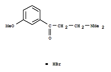 90548-74-6  1-Propanone,3-(dimethylamino)-1-(3-methoxyphenyl)-, hydrobromide (1:1)