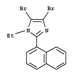 906477-08-5  1H-Imidazole,4,5-dibromo-1-ethyl-2-(1-naphthalenyl)-