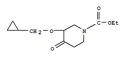 907545-25-9  1-Piperidinecarboxylicacid, 3-(cyclopropylmethoxy)-4-oxo-, ethyl ester