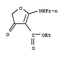 907555-64-0  3-Furancarboxylic acid,4,5-dihydro-4-oxo-2-(propylamino)-, ethyl ester