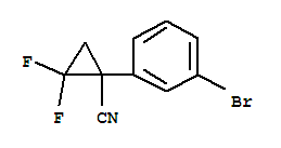 908333-94-8  Cyclopropanecarbonitrile,1-(3-bromophenyl)-2,2-difluoro-