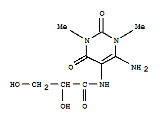 909258-67-9  Propanamide,N-(6-amino-1,2,3,4-tetrahydro-1,3-dimethyl-2,4-dioxo-5-pyrimidinyl)-2,3-dihydroxy-
