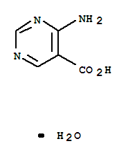 90993-92-3  5-Pyrimidinecarboxylicacid, 4-amino-, hydrate (1:1)