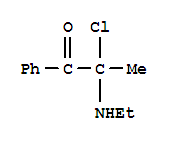 91131-21-4  1-Propanone,2-chloro-2-(ethylamino)-1-phenyl-