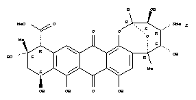 91927-44-5  2,6-Epoxy-2H-naphthaceno[1,2-b]oxocin-14-carboxylicacid,4-(dimethylamino)-3,4,5,6,9,11,12,13,14,16-decahydro-3,5,8,10,11,13-hexahydroxy-6,13-dimethyl-9,16-dioxo-,methyl ester, (2R,3S,4R,5S,6R,11S,13S,14R)-