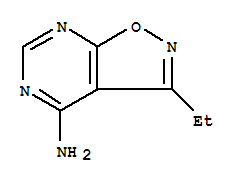 91997-08-9  Isoxazolo[5,4-d]pyrimidin-4-amine,3-ethyl-