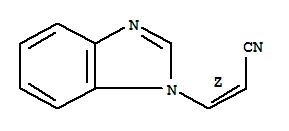 92173-66-5  2-Propenenitrile,3-(1H-benzimidazol-1-yl)-, (Z)- (9CI)