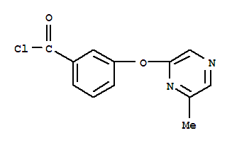 921938-93-4  Benzoylchloride, 3-[(6-methyl-2-pyrazinyl)oxy]-