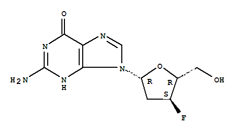 92562-88-4  Guanosine,2',3'-dideoxy-3'-fluoro-