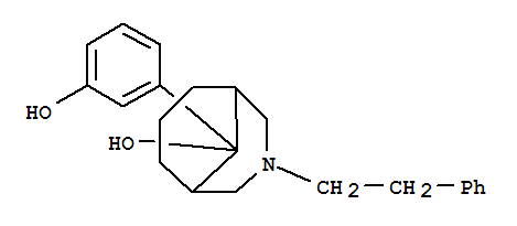 92836-36-7  3-Azabicyclo[3.3.1]nonan-9-ol,9-(3-hydroxyphenyl)-3-(2-phenylethyl)-