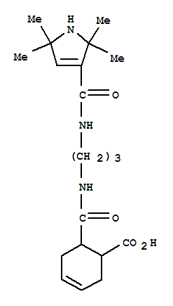 93799-10-1  3-Cyclohexene-1-carboxylicacid,6-[[[3-[[(2,5-dihydro-2,2,5,5-tetramethyl-1H-pyrrol-3-yl)carbonyl]amino]propyl]amino]carbonyl]-