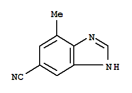952511-71-6  1H-Benzimidazole-5-carbonitrile,7-methyl-