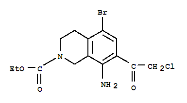 952598-11-7  2(1H)-Isoquinolinecarboxylicacid, 8-amino-5-bromo-7-(2-chloroacetyl)-3,4-dihydro-, ethyl ester 952598-11-7  2(1H)-Isoquinolinecarboxylicacid, 8-amino-5-bromo-7-(2-chloroacetyl)-3,4-dihydro-, ethyl ester