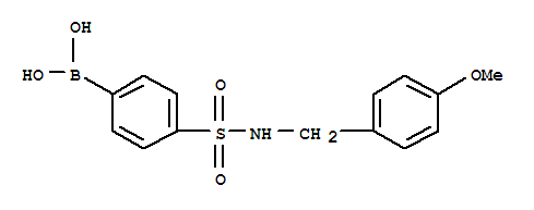 957060-91-2  Boronic acid,B-[4-[[[(4-methoxyphenyl)methyl]amino]sulfonyl]phenyl]-