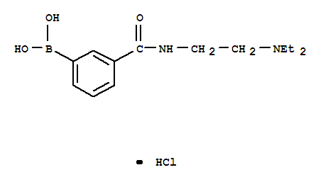 957061-01-7  Boronic acid,B-[3-[[[2-(diethylamino)ethyl]amino]carbonyl]phenyl]-, hydrochloride (1:1)