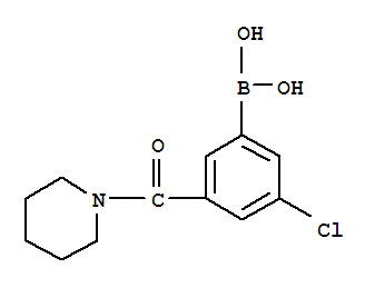 957120-47-7  Boronic acid,B-[3-chloro-5-(1-piperidinylcarbonyl)phenyl]-