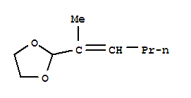 95827-13-7  1,3-Dioxolane,2-(1-methyl-1-penten-1-yl)-