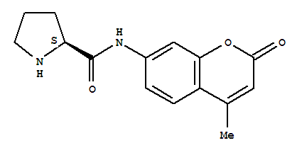 96643-94-6  2-Pyrrolidinecarboxamide,N-(4-methyl-2-oxo-2H-1-benzopyran-7-yl)-, (2S)-