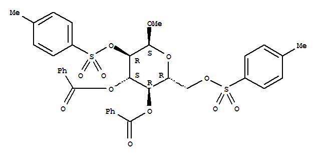 96711-93-2  a-D-Glucopyranoside, methyl,3,4-dibenzoate 2,6-bis(4-methylbenzenesulfonate)