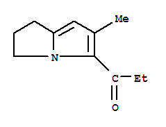 97073-08-0  1-Propanone,1-(2,3-dihydro-6-methyl-1H-pyrrolizin-5-yl)-