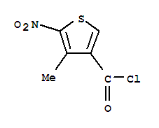 97187-90-1  3-Thiophenecarbonylchloride, 4-methyl-5-nitro-