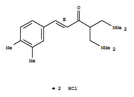 97241-96-8  1-Penten-3-one,5-(dimethylamino)-4-[(dimethylamino)methyl]-1-(3,4-dimethylphenyl)-,dihydrochloride, (E)- (9CI)