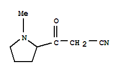 97820-93-4  2-Pyrrolidinepropanenitrile,1-methyl-b-oxo-