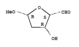 98050-07-8  b-D-threo-Pentodialdo-1,4-furanoside,methyl 2-deoxy- (9CI)