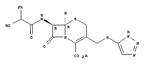 98102-93-3  5-Thia-1-azabicyclo[4.2.0]oct-2-ene-2-carboxylicacid,7-[(hydroxyphenylacetyl)amino]-8-oxo-3-[(1H-1,2,3-triazol-4-ylthio)methyl]-,(6R,7R)- (9CI)