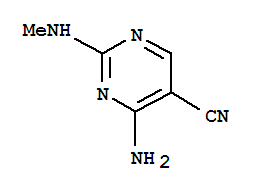 98141-16-3  5-Pyrimidinecarbonitrile,4-amino-2-(methylamino)-