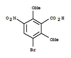 98527-25-4  Benzoic acid,3-bromo-2,6-dimethoxy-5-nitro-