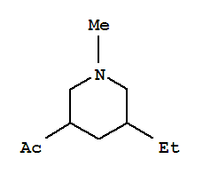 99175-86-7  Ethanone,1-(5-ethyl-1-methyl-3-piperidinyl)-