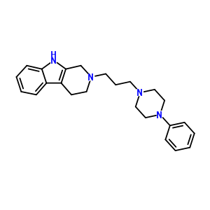 184691-59-6  2-[3-(4-phenylpiperazin-1-yl)propyl]-2,3,4,9-tetrahydro-1H-beta-carboline